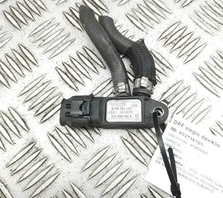 Opel Vivaro Exhaust gas pressure sensor 227702184R 0281006252
