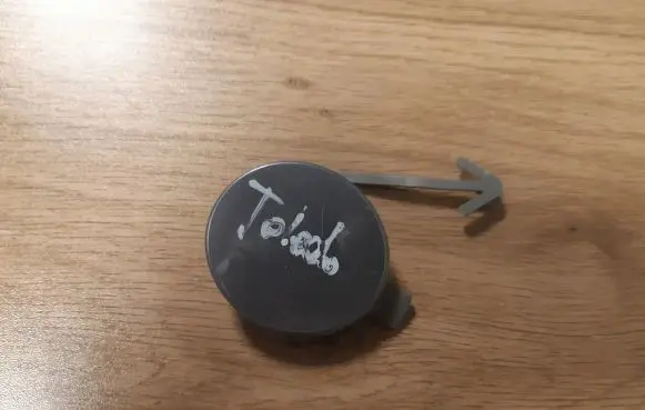 Seat Toledo IV (NH) Front tow hook cap/cover 6JA807241