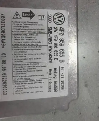 Audi A6 S6 C6 4F Airbag control unit/module 4F0959655B 4F0910655E 07H29S0260
