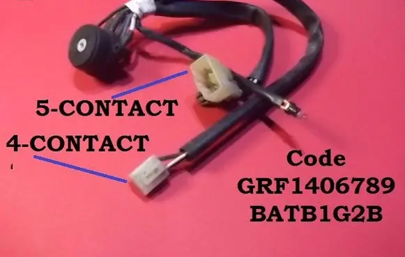 Rover 414 - 416 - 420 Ignition lock contact GRF1406789 BATB1G2B