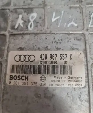 Audi A8 S8 D2 4D Engine control unit/module 4D0907557K 26SA4698 0261204375