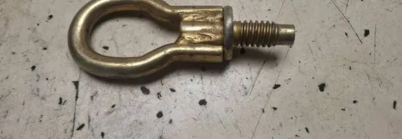 Towing hook eye