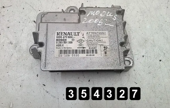Renault Modus Engine control unit/module 0285001509
