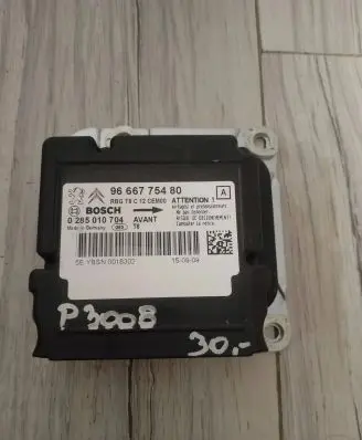 Peugeot 3008 I Airbag control unit/module 9666775480