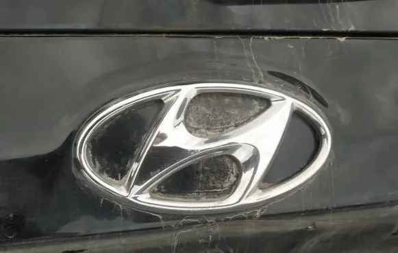 Hyundai Santa Fe Manufacturer badge logo/emblem 