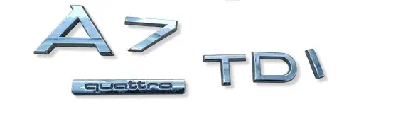 Audi A7 S7 4G Manufacturers badge/model letters EBLEMATA74GKLAP