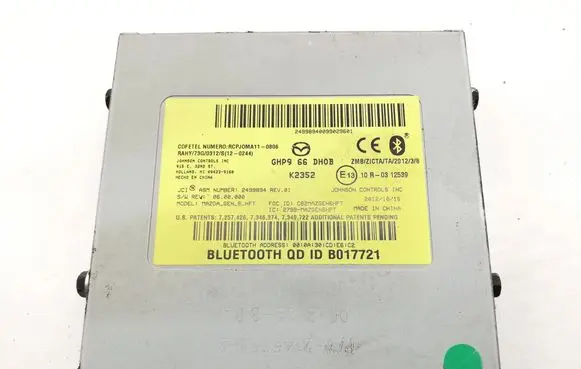 Mazda 6 Bluetooth control unit module GHP966DH0B