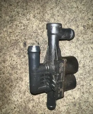 Coolant heater control valve