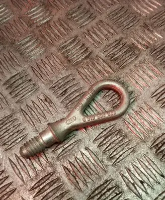 Towing hook eye