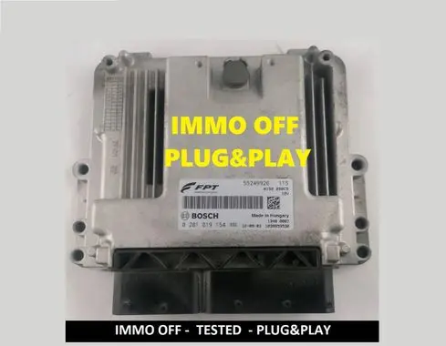 Fiat Ducato Engine control unit/module 55249926 0281019154