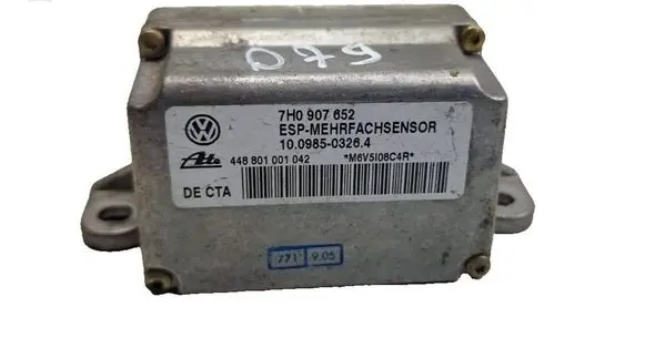 Volkswagen Touareg I ESP acceleration yaw rate sensor 7H0907652