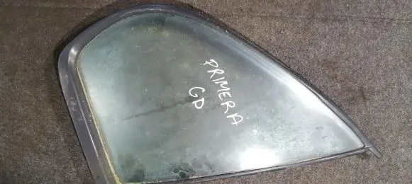 Rear vent window glass
