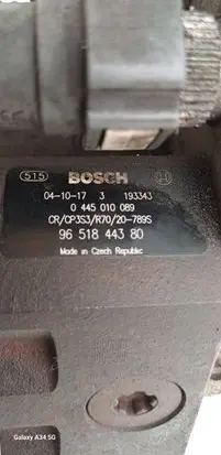 Mazda 3 I Fuel injection high pressure pump 9651844380