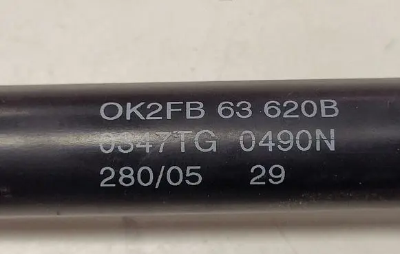KIA Carens I Tailgate/trunk strut/damper 0K2FB63620B 0347TG0490N