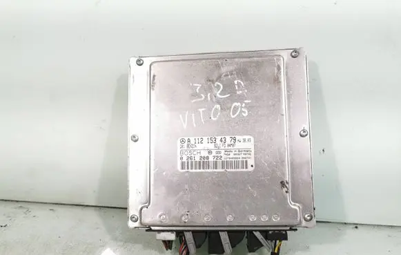 Mercedes-Benz Vito Viano W639 Engine control unit/module A1121534379 0261208722 0036748701