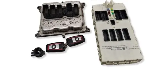BMW 1 F20 F21 Engine ECU kit and lock set 7636292
