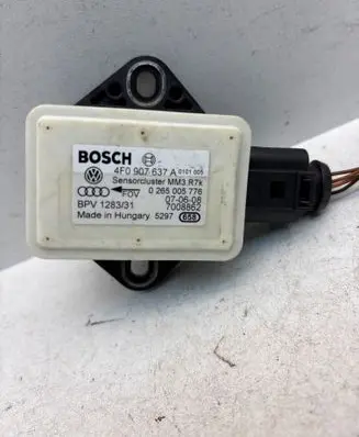 Audi A6 S6 C6 4F ESP acceleration yaw rate sensor 4F0907637A 0265005776 7008862