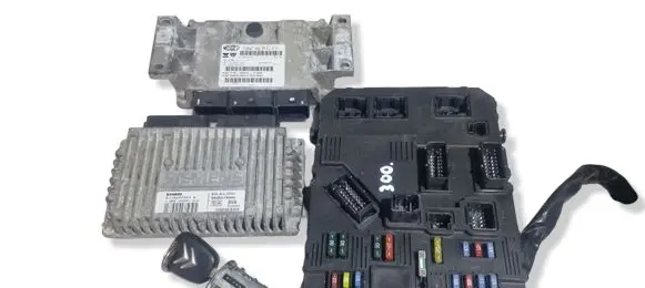 Citroen C5 Engine ECU kit and lock set 9657649380 9653667880 9658523280