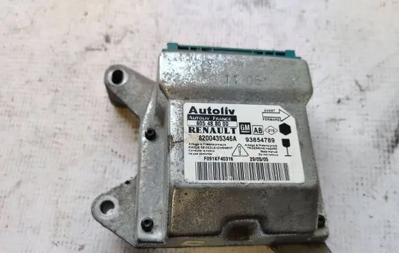 Opel Vivaro Airbag control unit/module 8200435346A 93854789 605488000