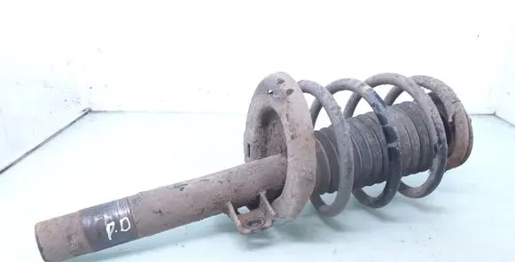 Front shock absorber with coil spring
