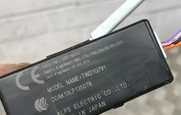 Toyota Yaris Other control units/modules TWD1G791