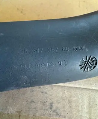 Air intake hose/pipe