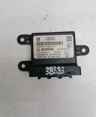 Opel Zafira C Parking PDC control unit/module 22810361 0263004542 1039J00443