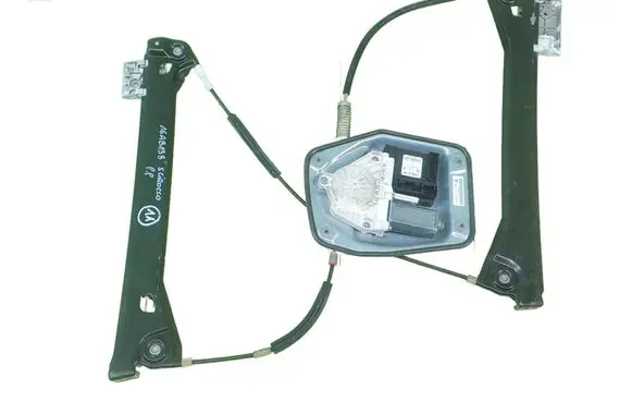Volkswagen Scirocco Front door window regulator with motor 1Q0959701H