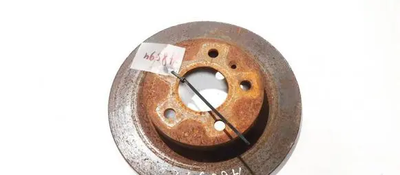 Opel Zafira A Rear brake disc neventiliuojamas