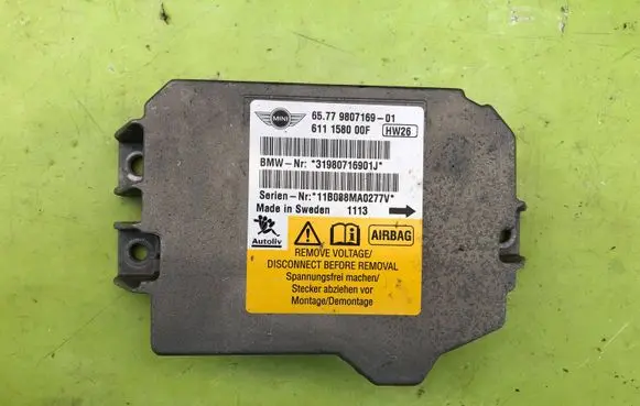 Mini Cooper Countryman R60 Airbag control unit/module 9807169 6111580 31980716901