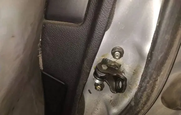 Rear door check strap stopper