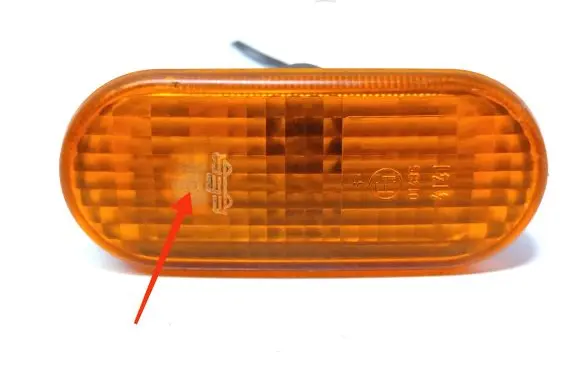 Volkswagen Transporter - Caravelle T5 Front fender indicator light 3B0949117B
