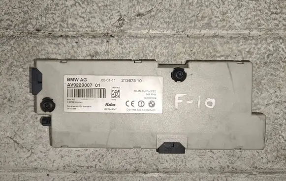 BMW 5 F10 F11 Antenna control unit AV922900701