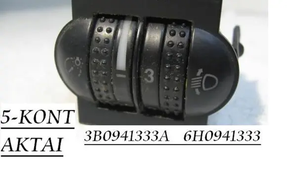 Volkswagen PASSAT B5.5 Headlight level height control switch 3B0941333A 6H0941333