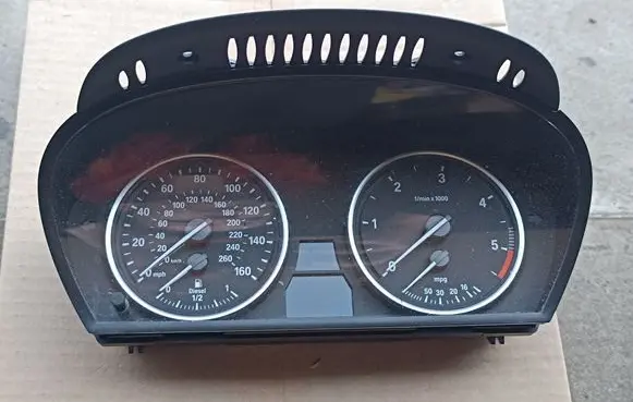 BMW 5 E60 E61 Speedometer (instrument cluster) 62109177262 9177262 6569359