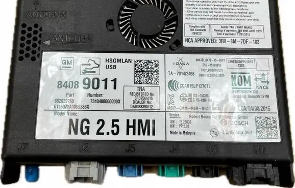 Cadillac Escalade IV GPS navigation control unit/module 84089011