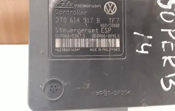 Skoda Superb B6 (3T) ABS Pump 3T0614517B