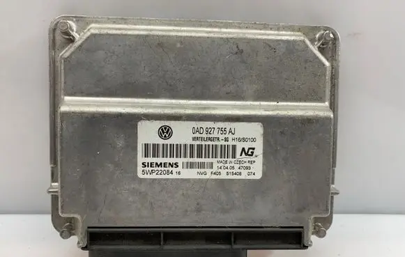 Volkswagen Touareg I Gearbox control unit/module 0AD927755AJ 5WP2208416 5WP22084