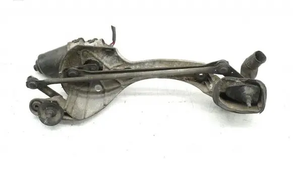 Front wiper linkage and motor