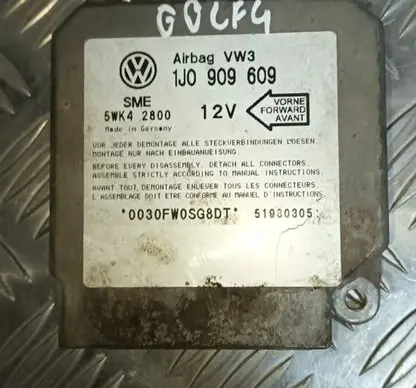 Volkswagen Golf IV Airbag control unit/module 1J0909609 5WK42800