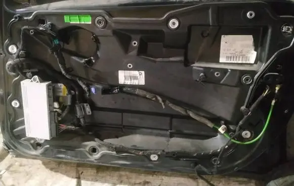 BMW 7 E65 E66 Sliding door window regulator with motor 53569791