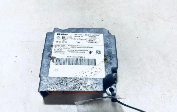 Peugeot 307 Airbag control unit/module 9645840780 5wk42908