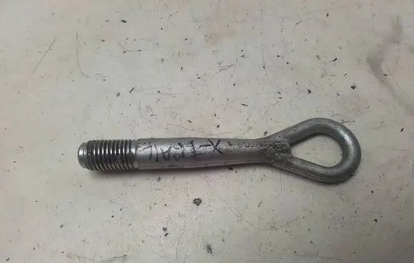 Towing hook eye