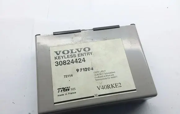 Volvo S40, V40 Other control units/modules 30824424 V40RKE2
