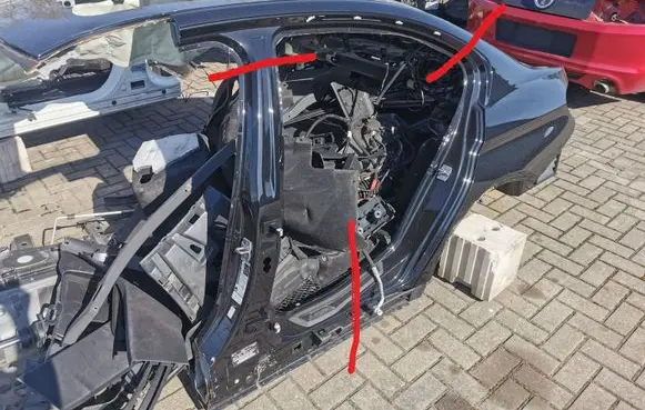 BMW 3 F30 F35 F31 Pillar (middle) 