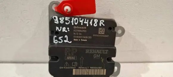 Renault Trafic III (X82) Airbag control unit/module 985104418R A2C80862903 93457847