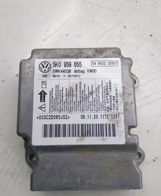 Volkswagen Golf VI Airbag control unit/module 5K0959655 5WK44036