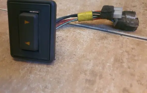 Electric window control switch
