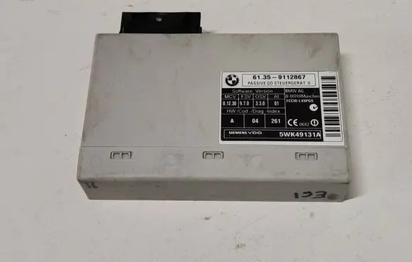 BMW 5 E60 E61 Keyless (KESSY) go control unit/module 9112867 5WK49131A