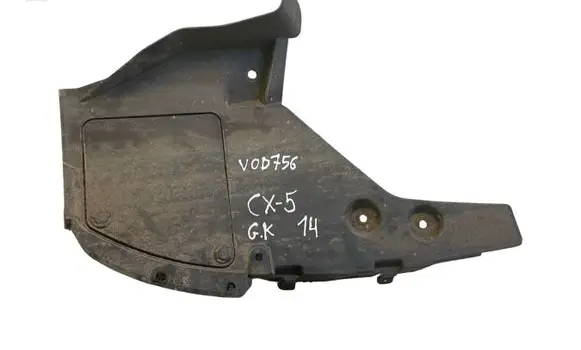 Rear arch fender liner splash guards